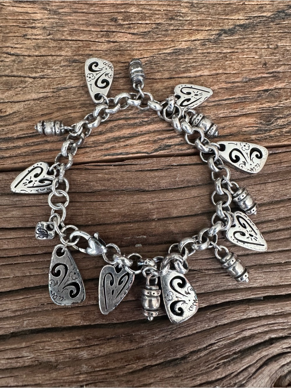 Brighton Silver-Plated Brazilian 14 Charm Bracelet - Picture 2 of 2